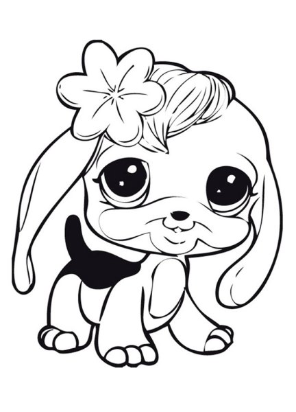 Щенок рисунок
