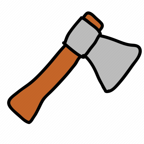 Топор карандашом