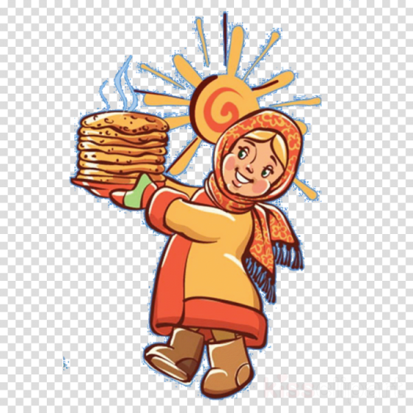 Масленица на белом фоне