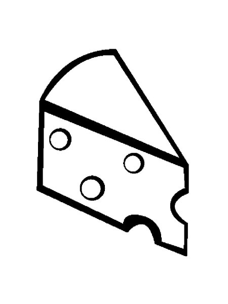 Сыр раскраска для детей