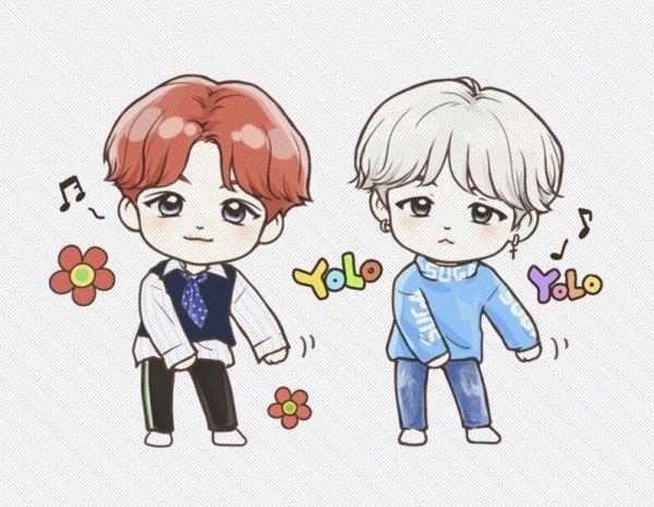 Мультяшные BTS Хосок