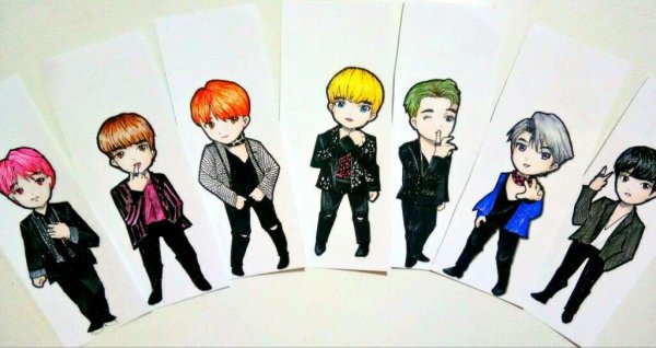 Чиби БТС вся группа