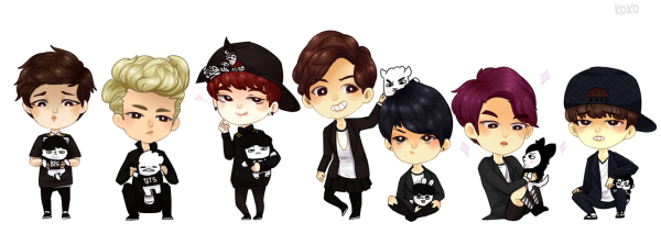 Группа BTS Чиби