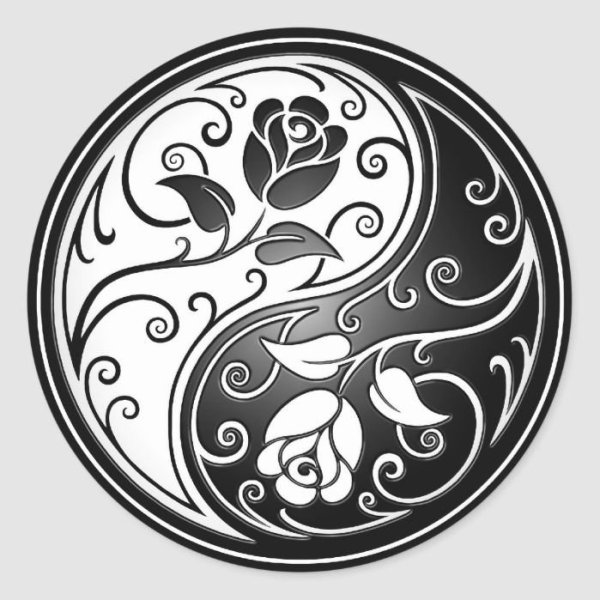 Растительный узор круглый