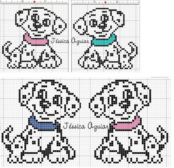 Кошачьи лапки схема для вязания