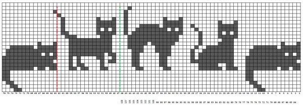 Монохромная вышивка детская
