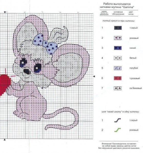 Детская вышивка чёрно-белая