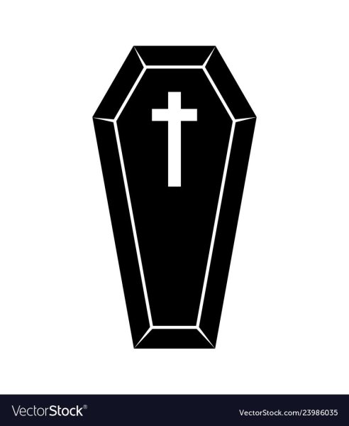 Гроб нарисованный