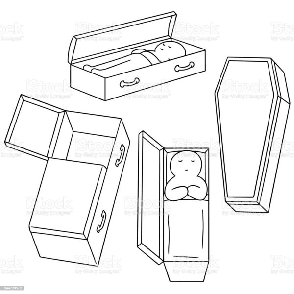 Гроб раскраска