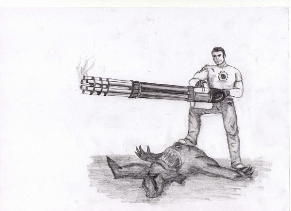 Сириус Сэм нарисованный