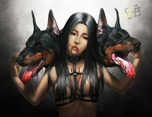 Токийский гуль Доберман