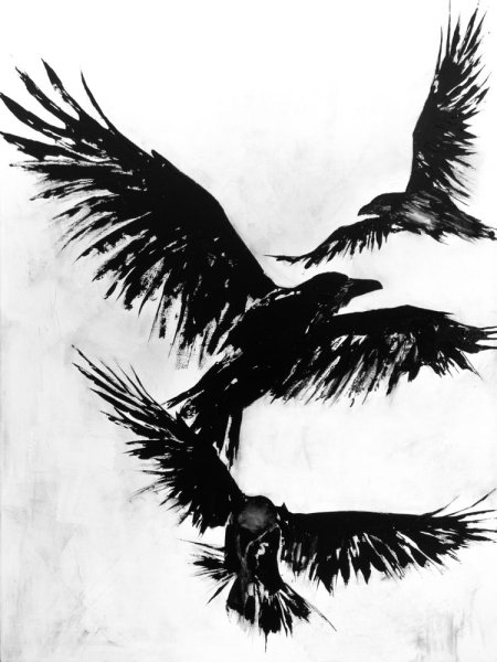 Тату ворон