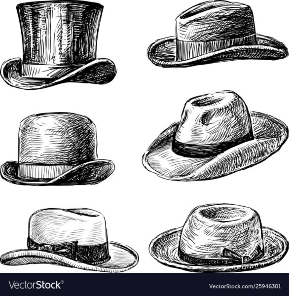 Эскиз шляпы