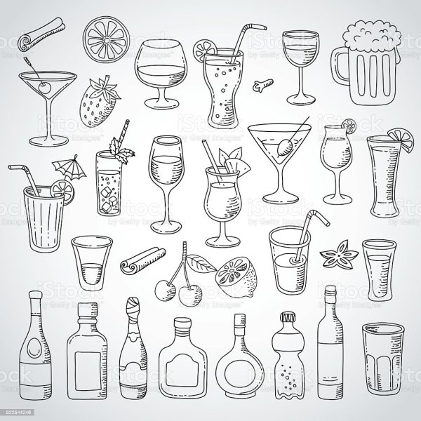 Раскраски еда и напитки