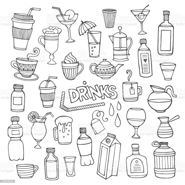 Напитки рисунок