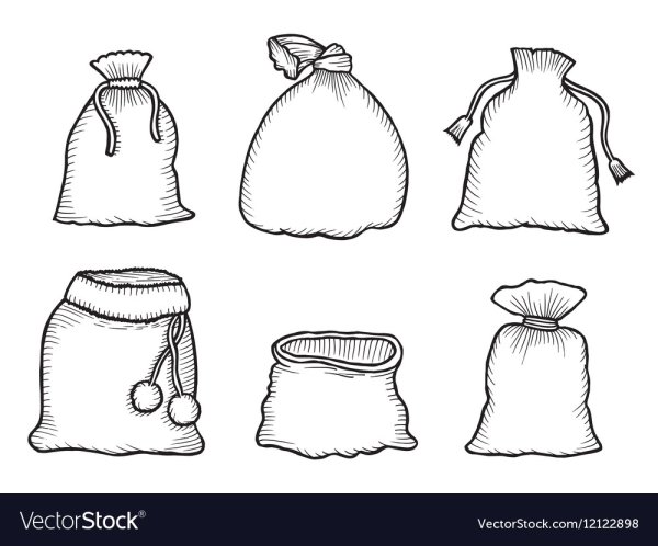 Мешок раскраска