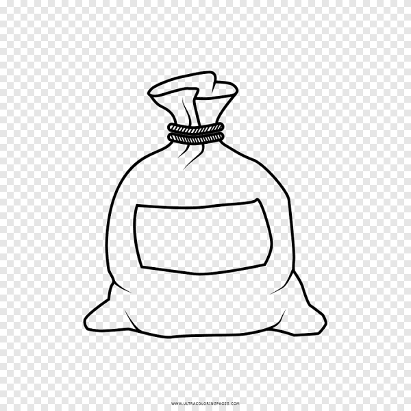 Мешок раскраска