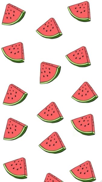 Маленькие дольки арбуза