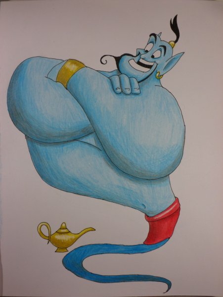 Джин рисунок