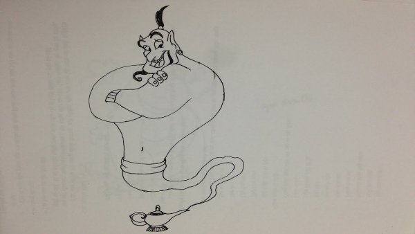 Джин алладин вектор