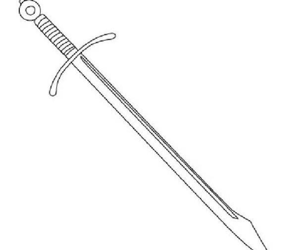 Мечи раскраски для мальчиков