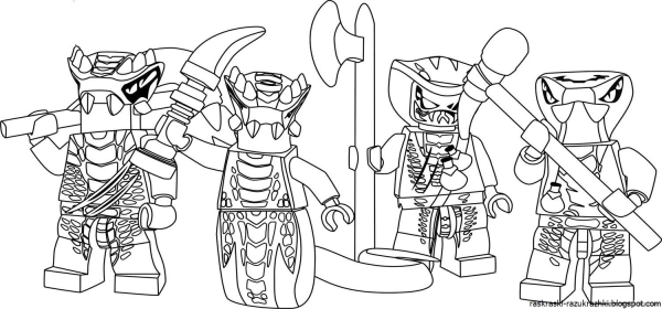 LEGO Ninjago Coloring Pages