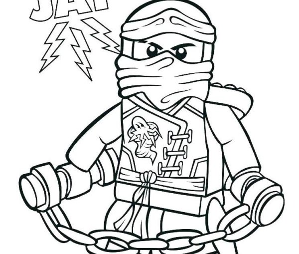 Раскраски Ниндзяго мастера Кружитцу Джей