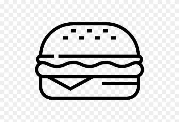 Бургер очертания