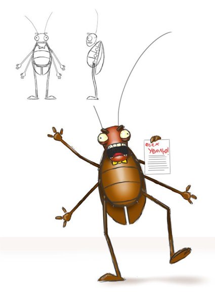 Таракан мультяшка