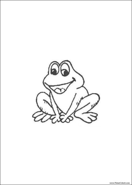 Маленькие рисуночки лягушки