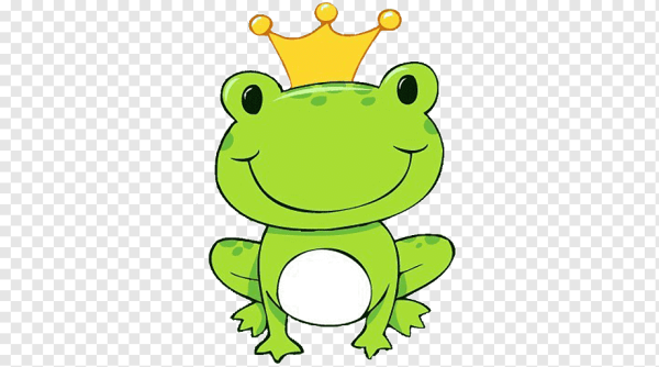 Разукрашка лягушка