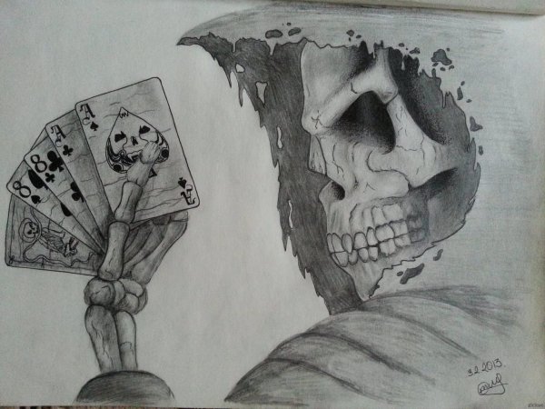 Страшные рисунки карандашом