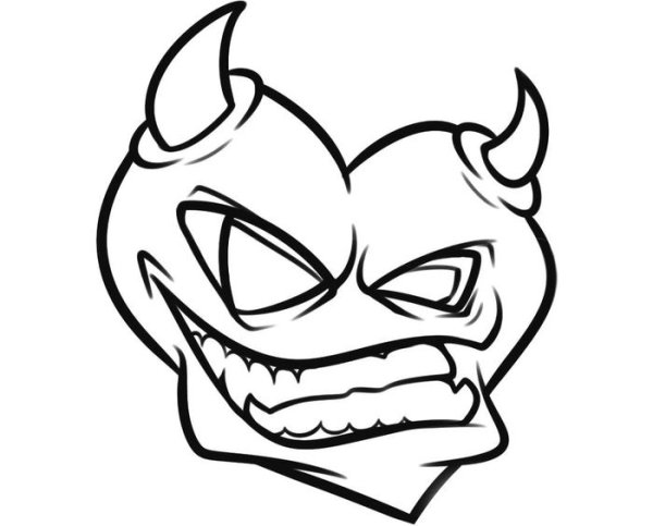 Прикольные простые рисунки