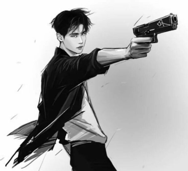 Парень с пистолетом