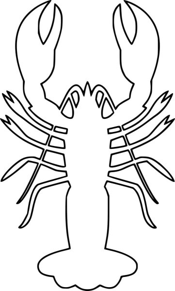 Трафарет рачок