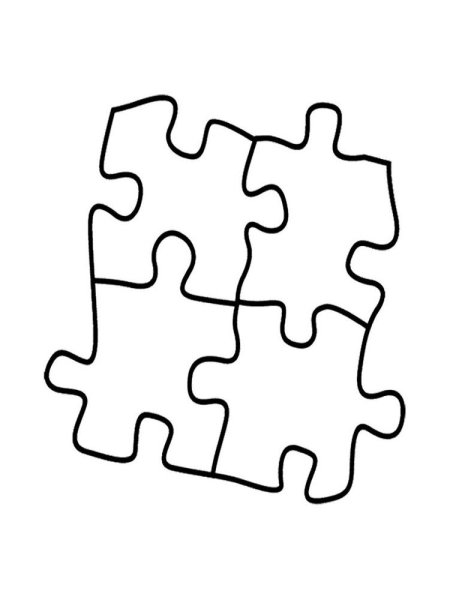 Паззлы раскраска