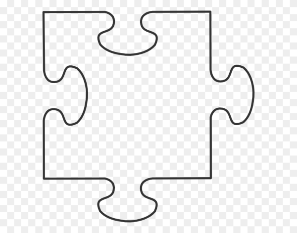 Пазл контур