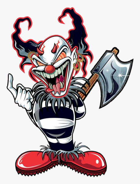 Клоун стикер