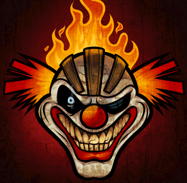 Клоун картина