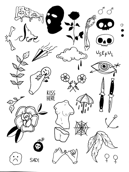 Эскизы тату маленькие