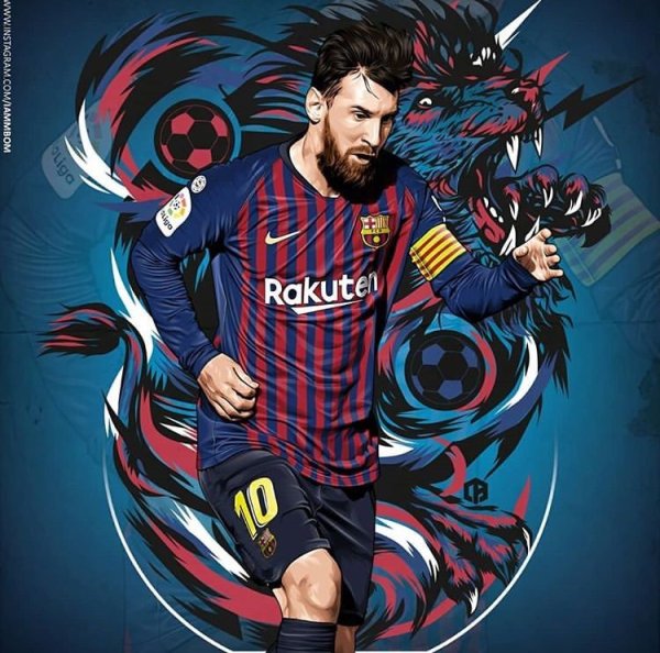 Лионель Месси арт