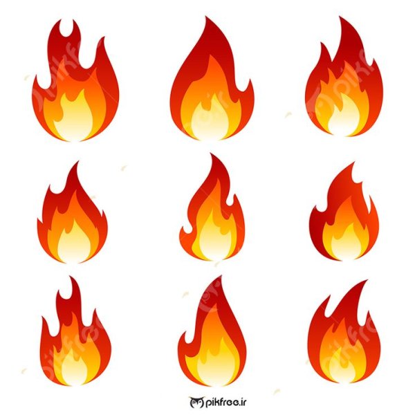 Графические элементы огонь