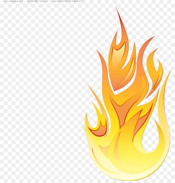 Огонь без фона