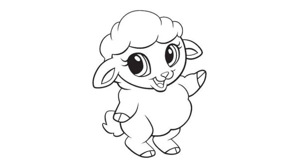 Раскраски для девочек животные милые