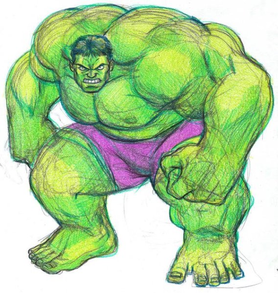 Hulk raskraska