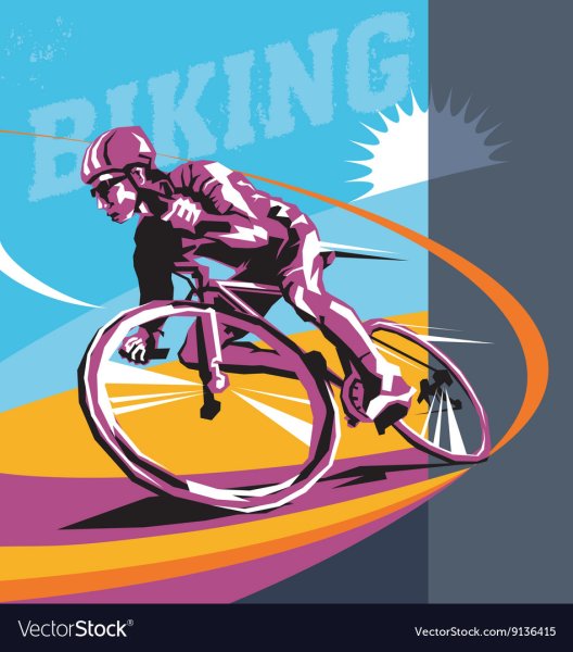 Велосипедист Графика