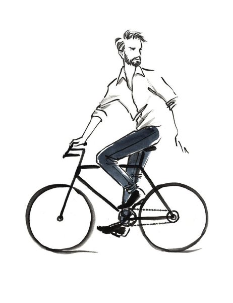 Велосипед рисунок