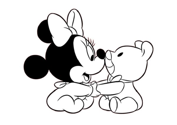 Раскраска Дисней микимаус