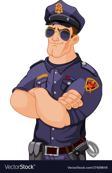 Мультяшные сотрудники полиции
