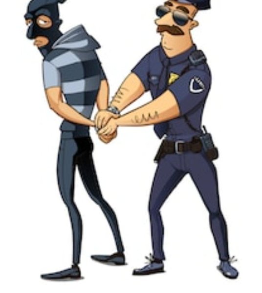 Милиционер и преступник